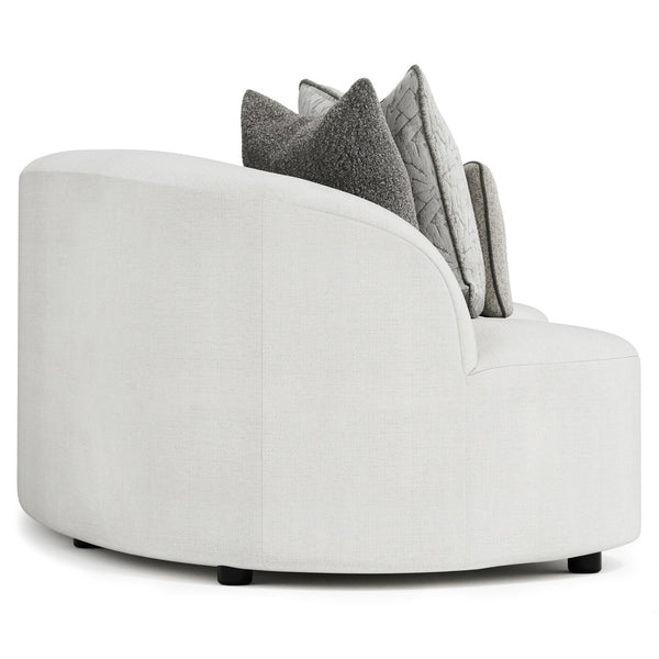 Bernhardt Bernhardt Elle 3-Piece Fabric Sectional — Sculptural Kidney Sofa, Cloud-Like Plush Seating, Customizable Finish - Made to Order K1965