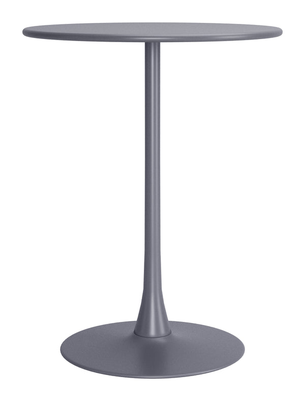 Soleil Bar Table Gray 704034 Zuo Modern
