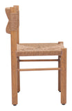 Iska Dining Chair - Set of 2 Natural 704050 Zuo Modern