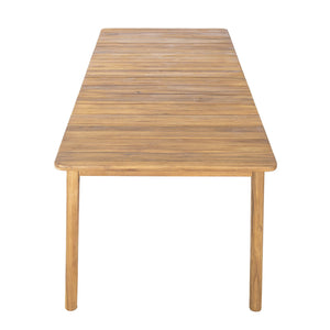 English Elm Visola Solid Acacia Outdoor Dining Table Seats 8 Teak Finish Patio Garden N775P367562T