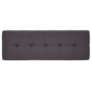 Homelegance By Top-Line Arnet Oak Angled Leg Linen Dining Bench Light Oak Rubberwood