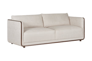 A.R.T. Furniture Sagrada Sofa – Contemporary Design With Cozy Fiber Blenddown Pillows And Durable Pocket Coils  Parrwood Solid Frame In The Hazel Finish 764501-5303