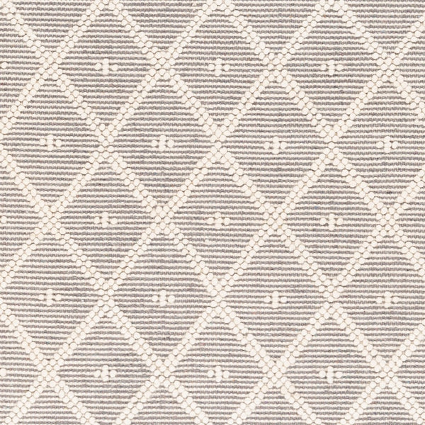 Livabliss Casa Decampo Handwoven New Zealand Wool Rug with Fringe for Cottage Boho Spaces Ivory, Charcoal 8'10" x 12' CDC2304-81012
