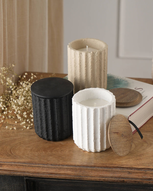 English Elm Jar Candle Ecomix Wax With Mango Wood Lid - Handcrafted Vanilla Lavender For Relaxation & Gifting B346P369766