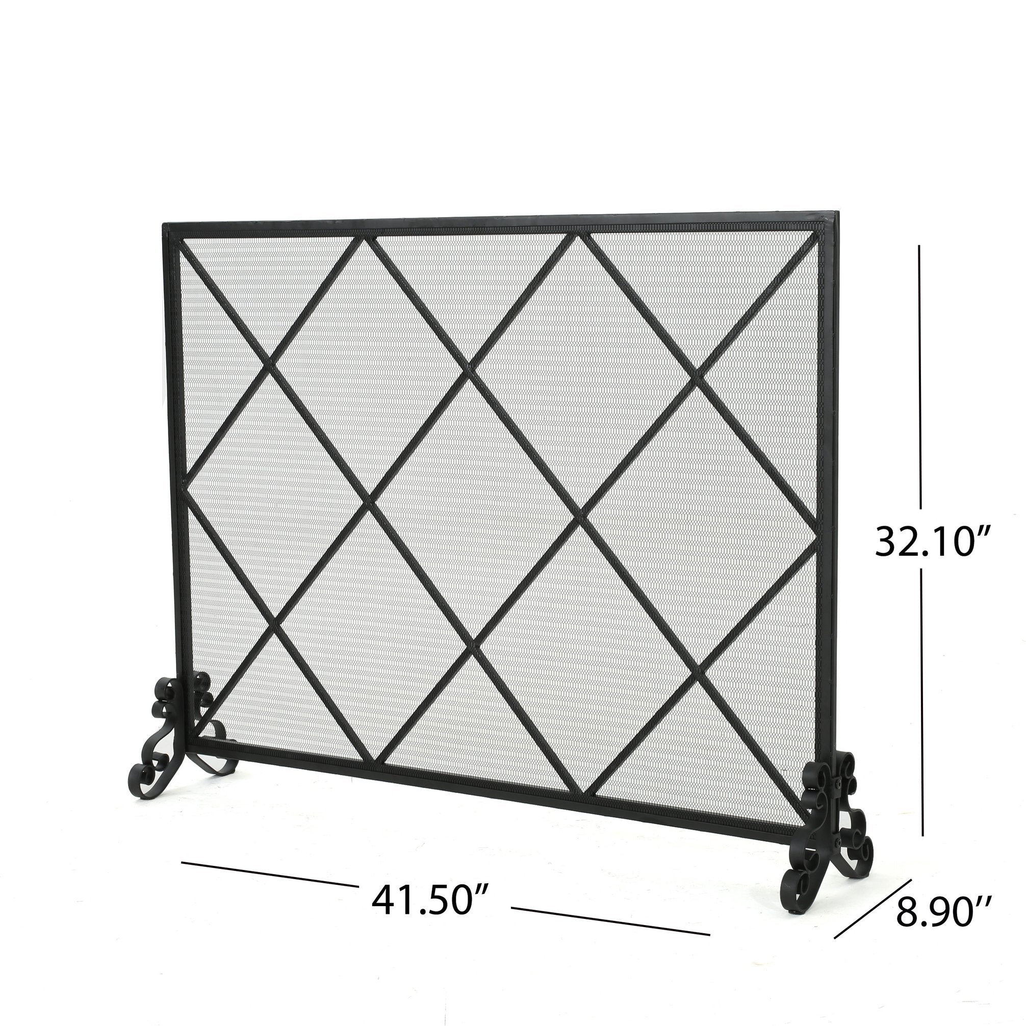 Christopher Knight Home Fire Iron Single-Panel Fireplace Screen