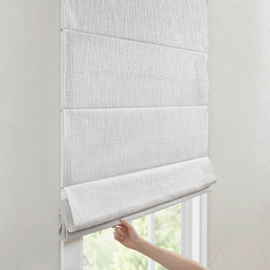 English Elm 1 Blackout Cordless Roman Shade 27x64 Inch Thermal Light-Blocking Window Treatment for Privacy Comfort White 4.96 L x 9.25 W x 8.07 H B035P319839