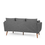 Christopher Knight Home® - Noble House - Feichko Contemporary Fabric Pillow Back 3 Seater Sofa