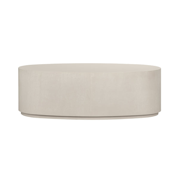 Crestview Collection Transitional Oval Cocktail Table In Hand-painted Beige – Chic Living Room Accent Furniture Piece Beige Solid Wood Cvfdr1042