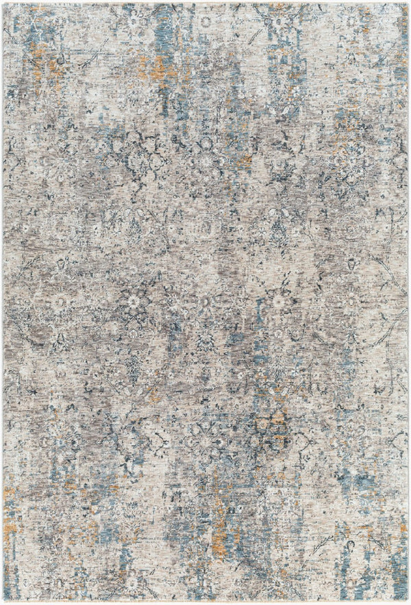 Livabliss Cardiff Machine Woven Polyester Area Rug with High Low Pile Texture for Living Rooms Light Gray, Cha 9' x 12'2" CDF2300-9122