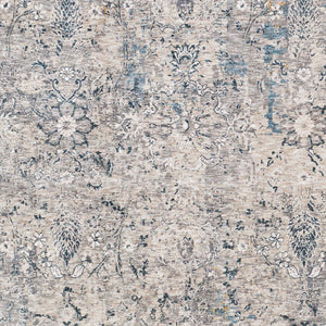 Livabliss Cardiff Machine Woven Polyester Area Rug with High Low Pile Texture for Living Rooms Light Gray, Cha 9' x 12'2" CDF2300-9122