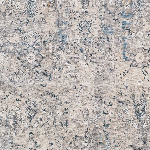 Livabliss Cardiff Machine Woven Polyester Area Rug with High Low Pile Texture for Living Rooms Light Gray, Cha 9' x 12'2" CDF2300-9122