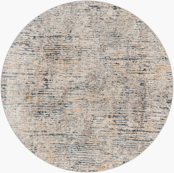 Livabliss Cardiff Geometric Fringe Area Rug Machine Woven Polyester for Large Living Spaces Light Gray, Cha 7'10" x 7'10" CDF2301-710RD