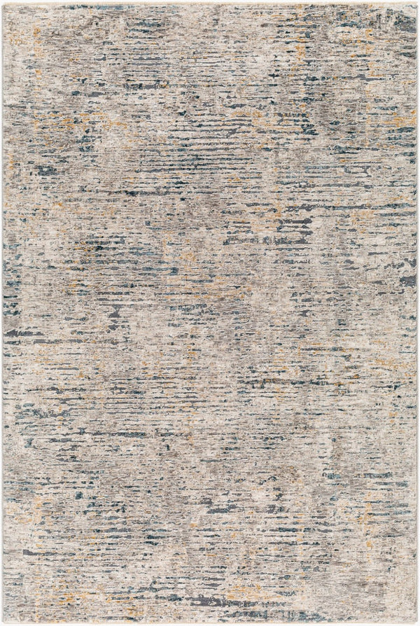 Livabliss Cardiff Geometric Fringe Area Rug Machine Woven Polyester for Large Living Spaces Light Gray, Cha 10' x 13'11" CDF2301-1014
