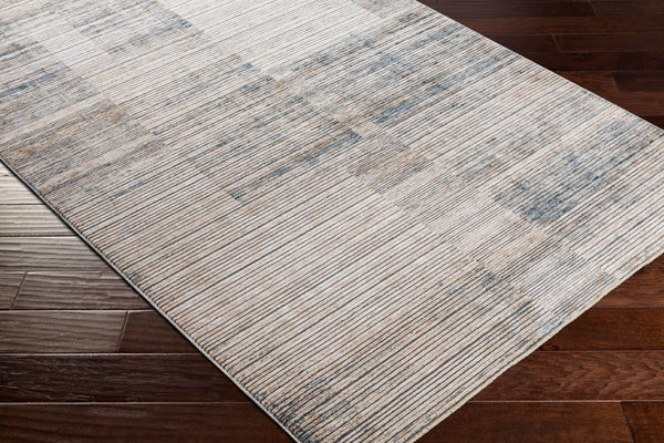 Livabliss Cardiff Geometric Fringe Area Rug Machine Woven Polyester for Large Living Spaces Light Gray, Cha 7'10" x 7'10" CDF2301-710RD