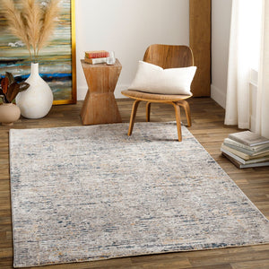 Livabliss Cardiff Geometric Fringe Area Rug Machine Woven Polyester for Large Living Spaces Light Gray, Cha 7'10" x 7'10" CDF2301-710RD