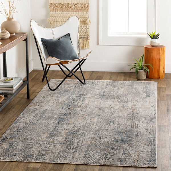Livabliss Cardiff Machine Woven Polyester Area Rug with High Low Texture for Large Living Spaces Light Gray, Cha 12' x 15' CDF2302-1215