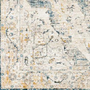 Livabliss Cardiff Medallion Area Rug Turkey Woven Polyester Medium Pile Living Dining Room Medium Gray, Mu 10' x 13'11" CDF2303-1014