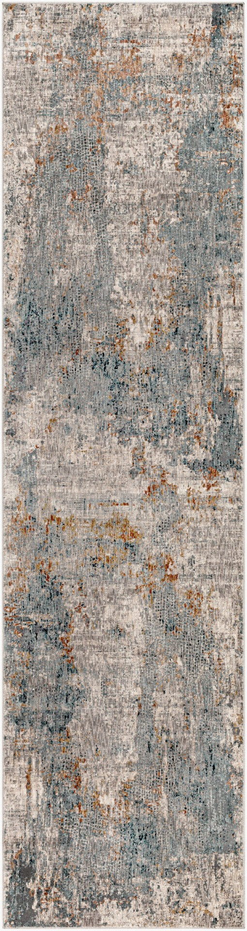 Livabliss Cardiff Machine Woven Polyester Area Rug with High Low Pile for Modern Living Rooms Medium Gray, Mu 2'8" x 10' CDF2305-2710