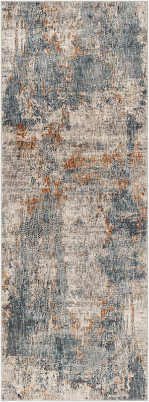 Livabliss Cardiff Machine Woven Polyester Area Rug with High Low Pile for Modern Living Rooms Medium Gray, Mu 2'7" x 7'3" CDF2305-2773