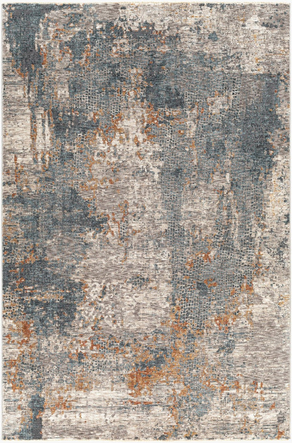 Livabliss Cardiff Machine Woven Polyester Area Rug with High Low Pile for Modern Living Rooms Medium Gray, Mu 2' x 2'11" CDF2305-23