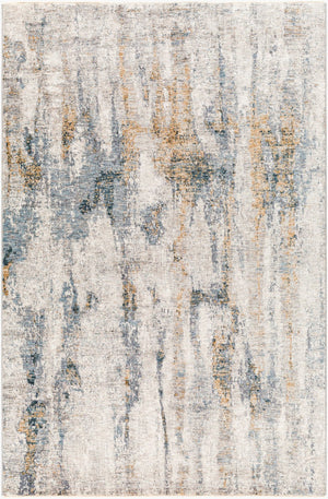 Livabliss Cardiff Geometric Area Rug Mid-century Modern Polyester Pile with Fringe for Living Room Medium Gray, Mu 9' x 12'2" CDF2306-9122