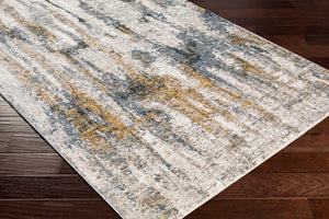 Livabliss Cardiff Geometric Area Rug Mid-century Modern Polyester Pile with Fringe for Living Room Medium Gray, Mu 9' x 12'2" CDF2306-9122