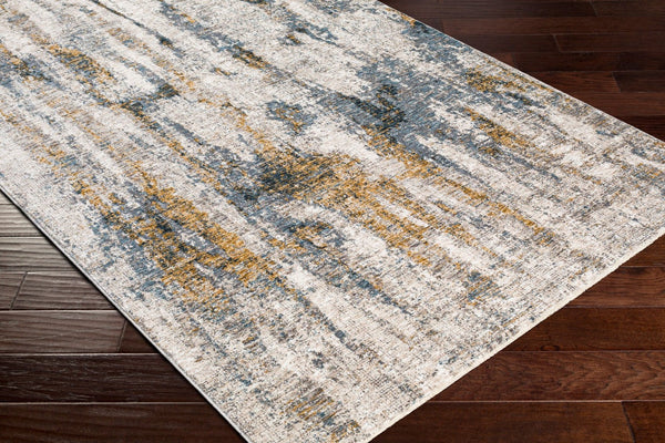 Livabliss Cardiff Geometric Area Rug Mid-century Modern Polyester Pile with Fringe for Living Room Medium Gray, Mu 9' x 12'2" CDF2306-9122