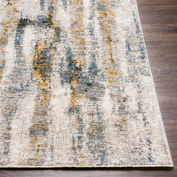 Livabliss Cardiff Geometric Area Rug Mid-century Modern Polyester Pile with Fringe for Living Room Medium Gray, Mu 9' x 12'2" CDF2306-9122
