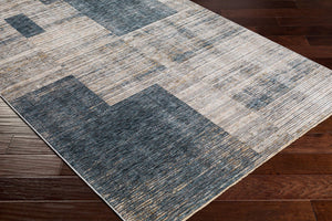 Livabliss Cardiff Fringe Border Area Rug Machine Woven Polyester for Living and Dining Rooms Teal, Medium Gr 10' x 13'11" CDF2312-1014