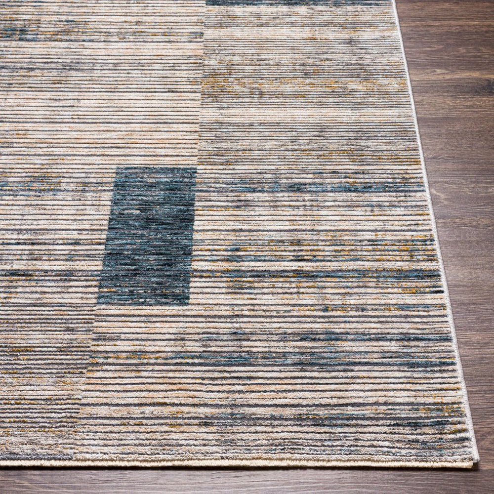 Livabliss Cardiff Fringe Border Area Rug Machine Woven Polyester for Living and Dining Rooms Teal, Medium Gr 10' x 13'11" CDF2312-1014