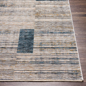 Livabliss Cardiff Fringe Border Area Rug Machine Woven Polyester for Living and Dining Rooms Teal, Medium Gr 10' x 13'11" CDF2312-1014