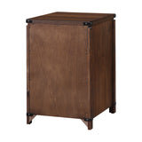 OSP Home Furnishings Baton Rouge File Cabinet Brushed Walnut