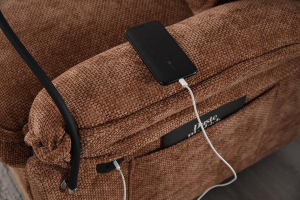 English Elm United We Win 106" U-Shaped Sectional Sofa - Comfy Chenille Couch With Usb Ports, Storage Ottoman & Pillows W1568S00234-GIGA