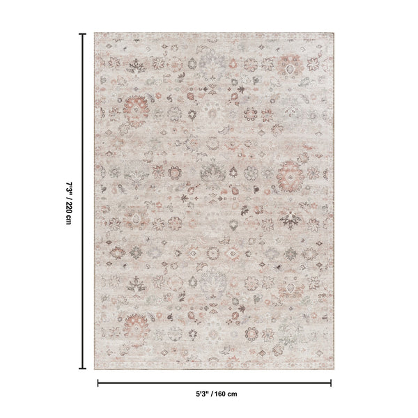 English Elm Majestic Turkish Traditional Polyester Area Rug Stain Resistant Low Pile Living Room B186P428847