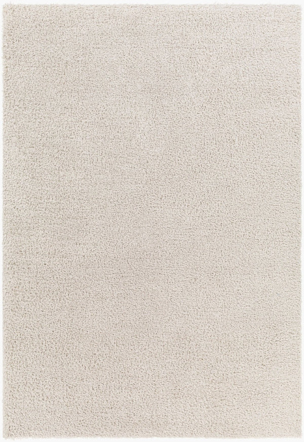 Livabliss Cloudy Plush Polyester Shag Rug for Modern Living Rooms and Minimalist Bedroom Floors Light Beige 5'3" x 7' CDG2301-537