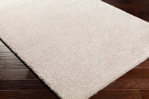 Livabliss Cloudy Plush Polyester Shag Rug for Modern Living Rooms and Minimalist Bedroom Floors Light Beige 5'3" x 7' CDG2301-537