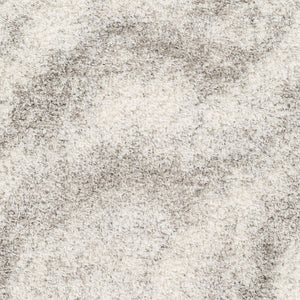 Livabliss Cloudy Shag Plush Polyester Area Rug for Living Room Bedroom Soft Neutral Pile White, Gray 7'10" x 10' CDG2306-71010