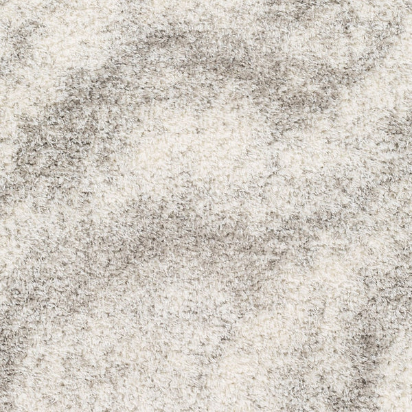Livabliss Cloudy Shag Plush Polyester Area Rug for Living Room Bedroom Soft Neutral Pile White, Gray 7'10" x 10' CDG2306-71010