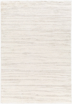 Livabliss Cloudy Shag Machine Woven Polyester Rug for Cozy Living Room or Bedroom Floors White, Gray 5'3" x 7' CDG2307-537