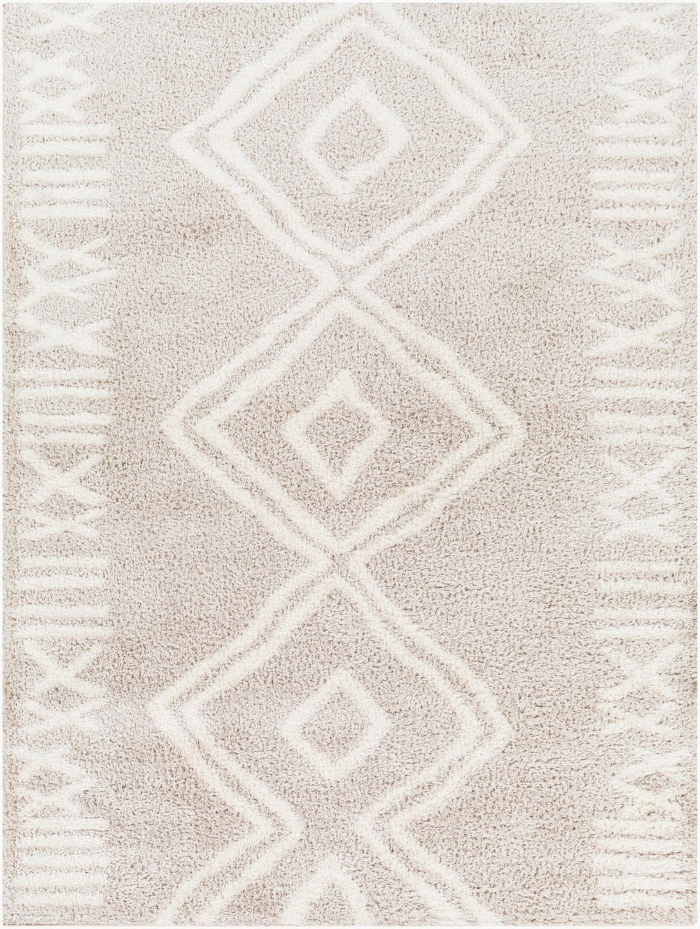 Livabliss Cloudy Plush Polyester Shag Area Rug Machine Woven Bohemian Style for Living Room CDG2311-679