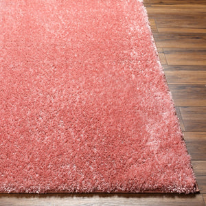 Livabliss Cloudy Shag Plush Polyester Area Rug Woven in Turkey for Modern Living Spaces Dusty Pink 5'3" x 7' CDG2321-537