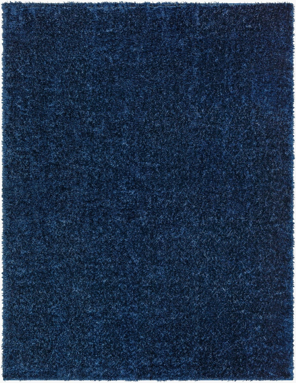 Livabliss Cloudy Shag Polyester Area Rug Plush Pile Woven Accent for Bedroom Living Room Dark Blue 3'11" x 5'7" CDG2326-31157