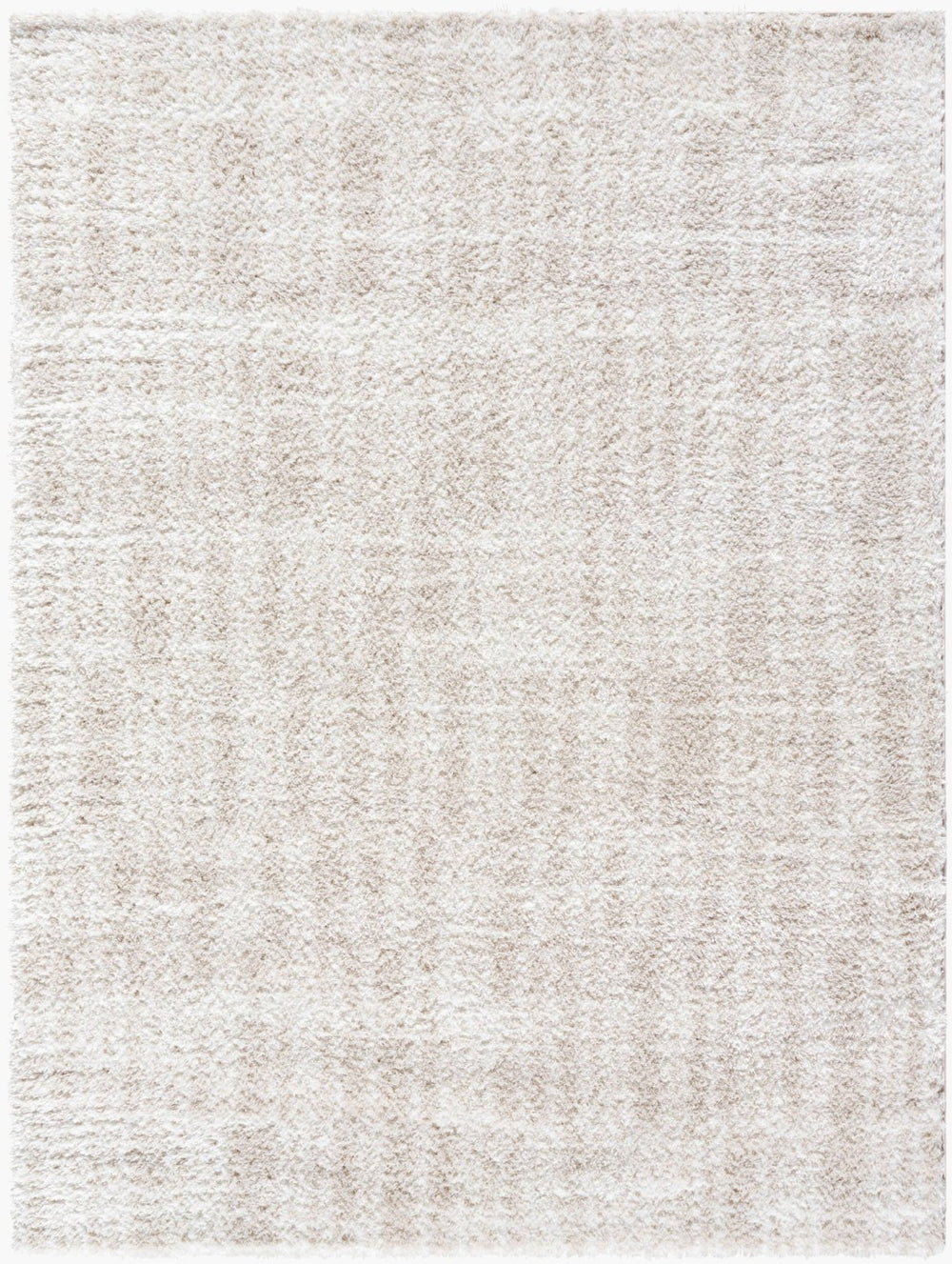 Livabliss Cloudy Shag Machine Woven Polyester Rug Art Deco Plush Pile for Living Bedroom Ivory, Light Be 7'10" x 10' CDG2331-71010