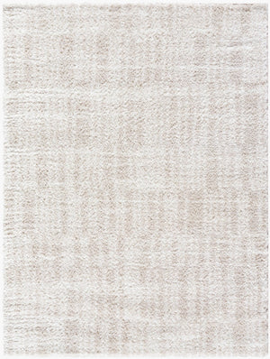 Livabliss Cloudy Shag Machine Woven Polyester Rug Art Deco Plush Pile for Living Bedroom Ivory, Light Be 7'10" x 10' CDG2331-71010