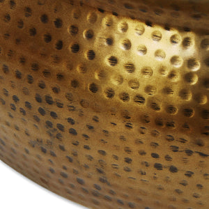 English Elm Christopher Knight Home® - Drum Coppery Hammered Coffee Table – Handcrafted Aluminum Drum Design, Rust-Resistant, 32x31x14 71269.00