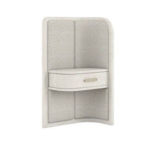 A.R.T. Furniture Ashlar Coastal Modern Nightstand Set In Bisque - Stylish Parawood And Birch Veneers With Metal Accents Beige Parawood Solids,Birch Veneers,Foam,Fabric,Metal 333140-2250rf