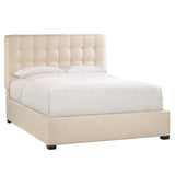 Bernhardt Avery Upholstered King Panel Bed in Cream K1471