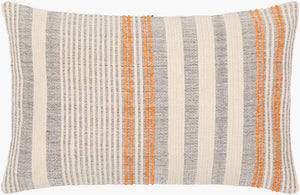 Surya Camden Cottage-style 14"L X 22"W Textured Lumbar Pillow Cover - Cozy Home Accent, Dry Clean Only Orange Cotton,Polyester,Cotton Cdm001-1422