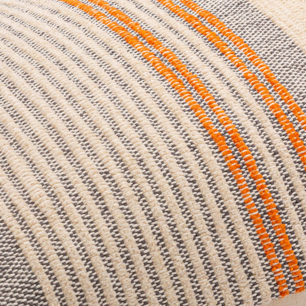 Surya Camden Cottage-style 14"L X 22"W Textured Lumbar Pillow Cover - Cozy Home Accent, Dry Clean Only Orange Cotton,Polyester,Cotton Cdm001-1422