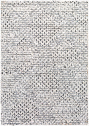Surya Colarado 2' X 3' Handmade Wool Rug – Stylish, Easy-care, Modern Design For Any Home Decor Off,White Wool Cdo2302-23